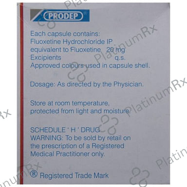 Prodep 20mg Capsule 10s