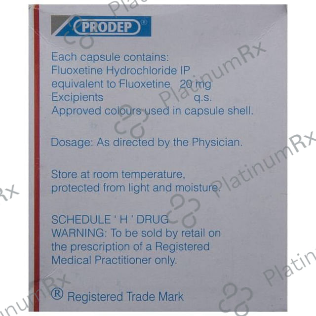 Prodep 20mg Capsule 10s