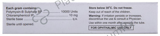 Ocupol 10mg/10000IU Eye Ointment 5gm