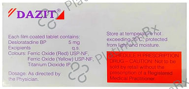 Dazit 5mg Tablet 15s
