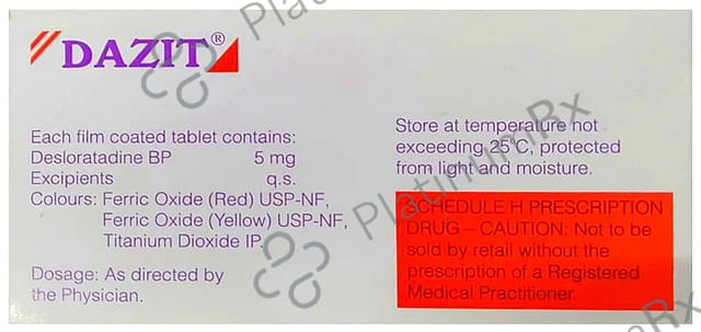 Dazit 5mg Tablet 15s