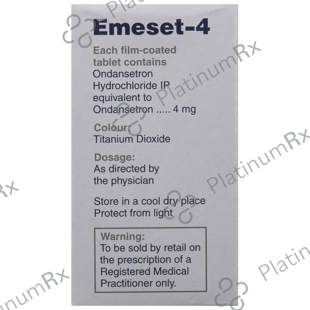 Emeset 4mg Tablet 10s