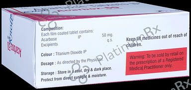 Acarboz 50mg Tablet 10s