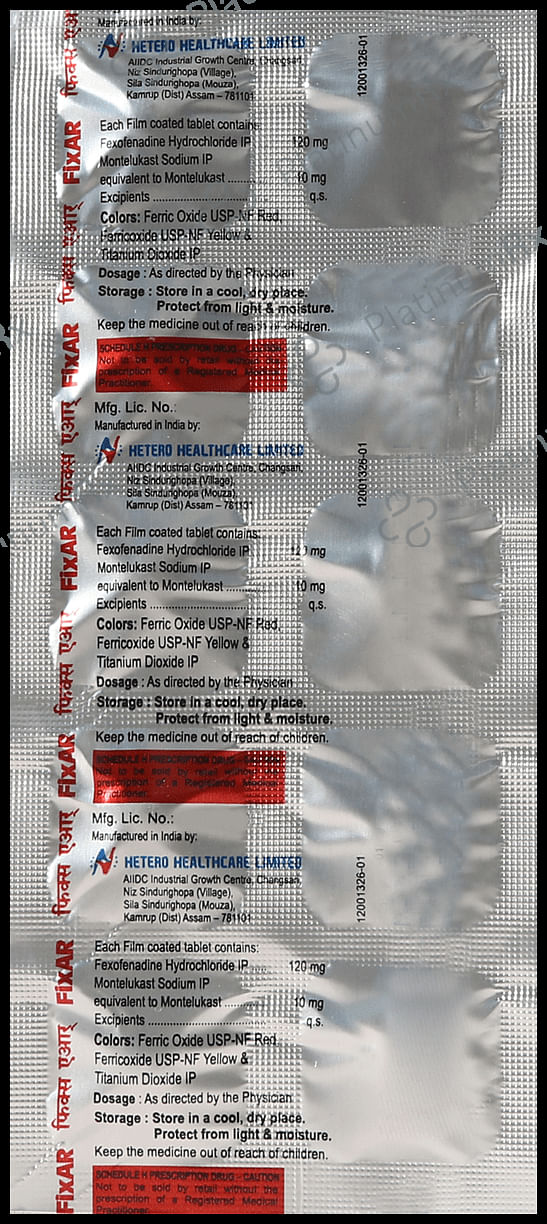 Fixar 120/10mg Tablet 10s