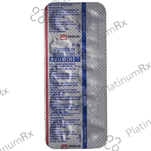 Avomine Tablet 10s