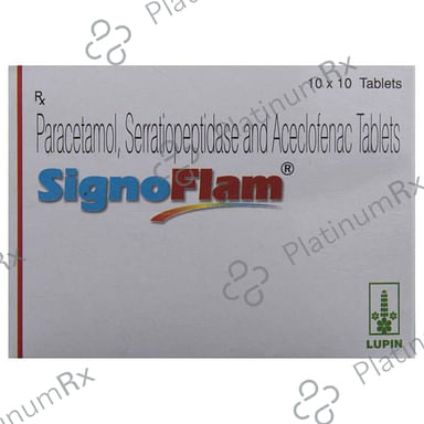 Signoflam 100/325/15mg Tablet 10s