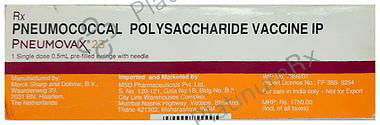 Pneumovax 23mcg Vaccine 1s
