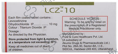 LCZ 10 Tablet