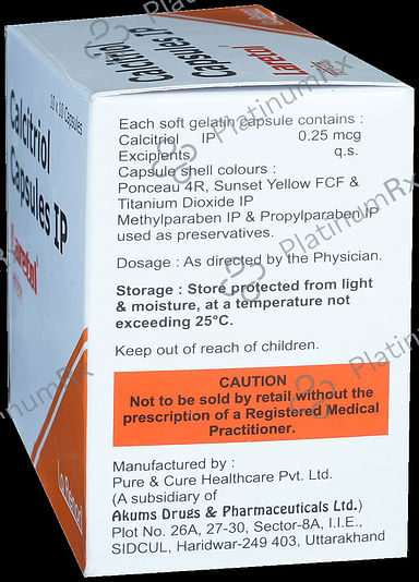 Laretol 0.25mcg Capsule 10s