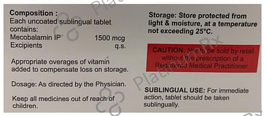 Re Xite BT 1500mcg Sublingual Tablet 10s