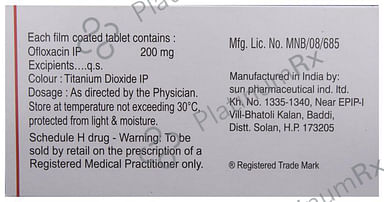 Zanocin 200mg Tablet 10s