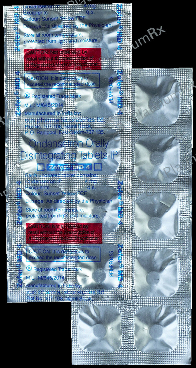 Zofer MD 4mg Tablet 10s