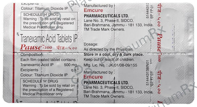Pause 500mg Tablet 10s