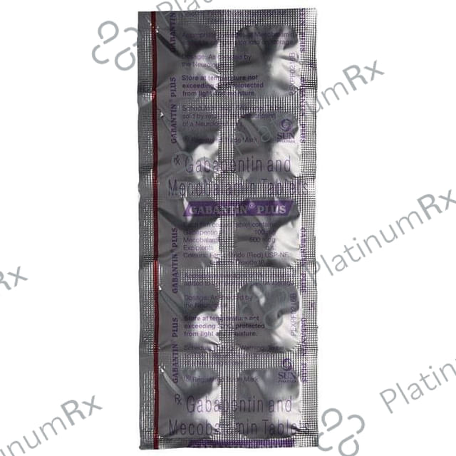 Gabantin Plus 100mg/500mcg Tablet 10s