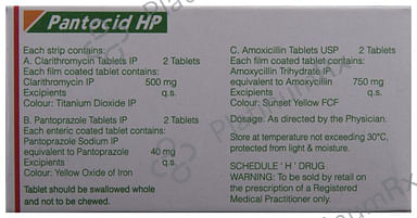 Pantocid HP 750/500/40mg Tablet Combipack 6s