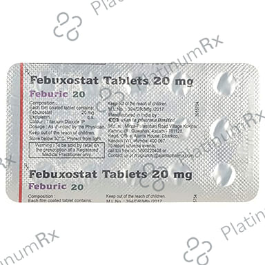 Feburic 20mg Tablet 15s