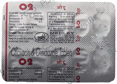 O2 200/500mg Tablet 10s