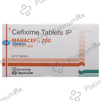 Mahacef 200mg Tablet 10s