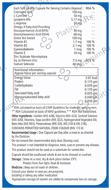 Care-Q10 Forte Soft Gelatin Capsule Max Strength