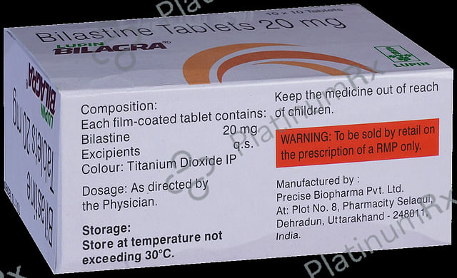 Bilagra 20mg Tablet 10s