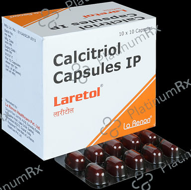Laretol 0.25mcg Capsule 10s