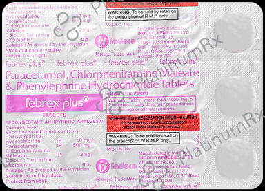 Febrex Plus 2/500/10mg Tablet 15s