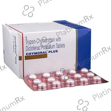 Chymoral Plus 50mg/50000AU Tablet 15s