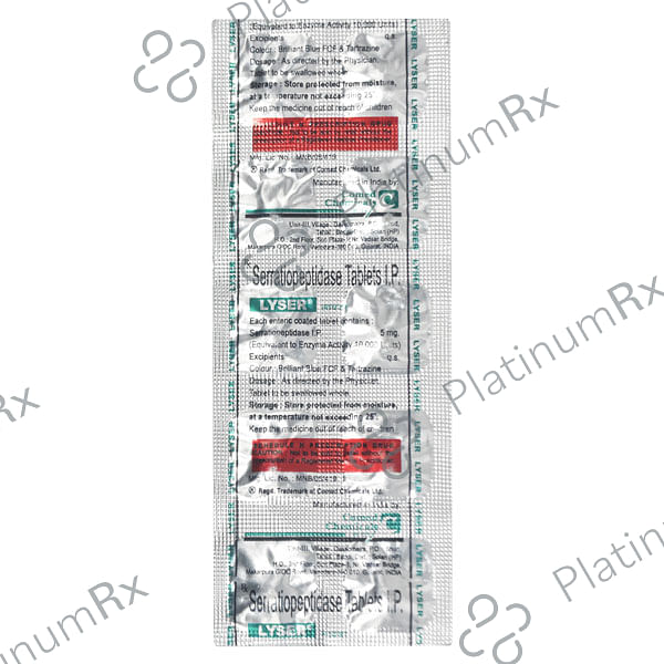 Lyser 5mg Tablet 10s