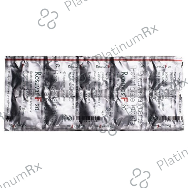 Rosuvas F 20/160mg Tablet 10s