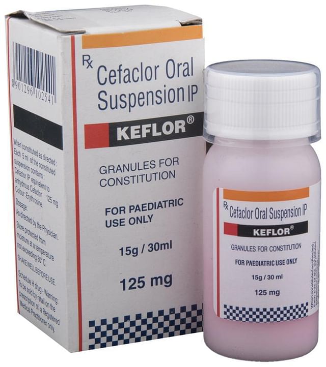 Keflor 125mg Dry Syrup 30ml