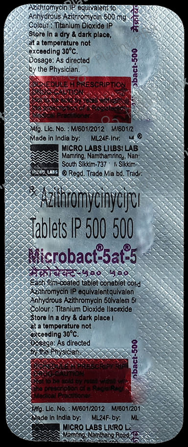 Microbact 500mg Tablet 5s