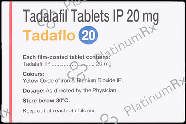 Tadaflo 20mg Tablet 10s