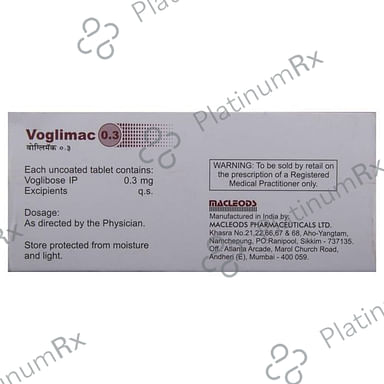Voglimac 0.3mg Tablet 10s