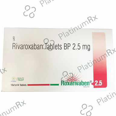 Roxarivaben 2.5mg Tablet 14s