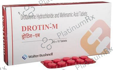Drotin M 80/250mg Tablet 10s