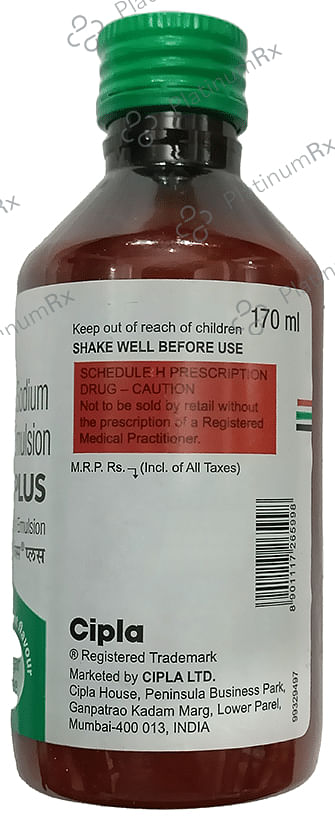 Easylax Plus Oral Emulsion Peppermint Syrup 170ml