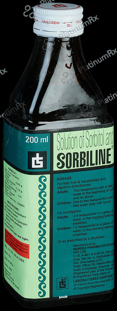 Sorbiline 7.15/0.55mg Syrup 200ml
