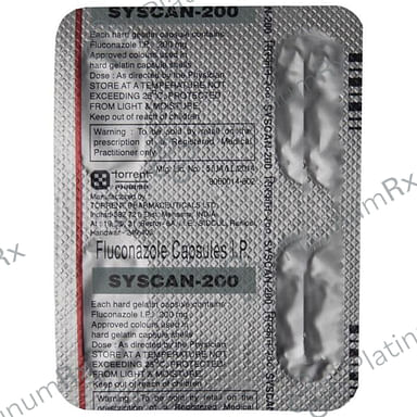 Syscan 200mg Capsule 4s