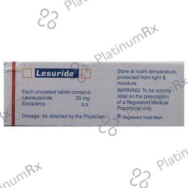 Lesuride 25mg Tablet 10s