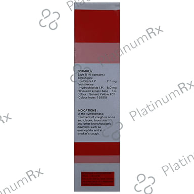 Grilinctus BM 8/2.5mg Syrup 100ml
