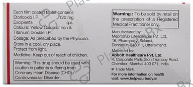 Etody 120mg Tablet 10s