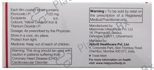 Etody 120mg Tablet 10s