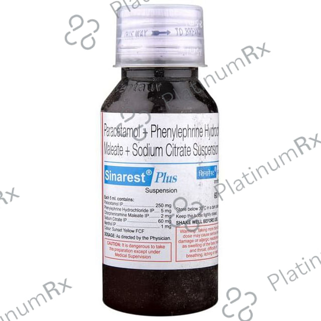 Sinarest Plus Oral Suspension 75ml