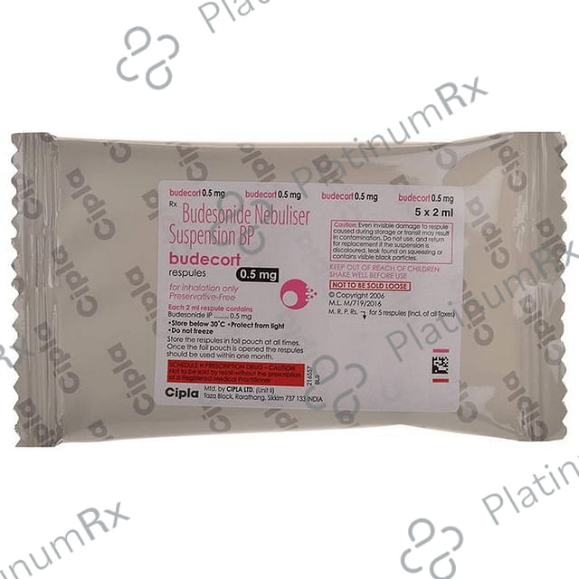 Budecort 0.5mg 2ml Respule 5s