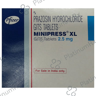 Minipress XL 2.5mg Tablet 30s