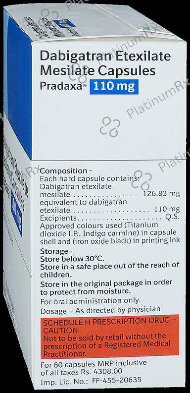 Pradaxa 110mg Capsule 10s