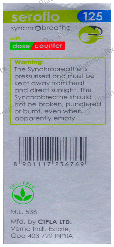 Seroflo 125/25mcg Synchrobreathe 120MDI