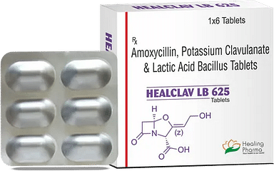 Healclav LB 625mg Tablet 6s