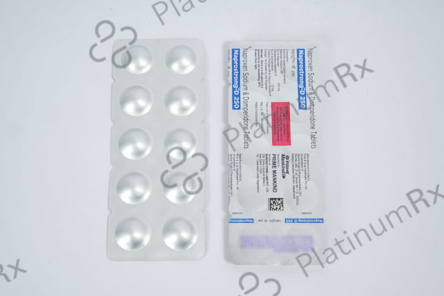 Naprostrong D 10/250mg Tablet 10s