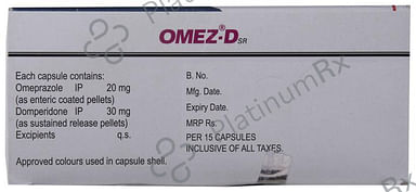 Omez-Dsr 30/40mg Capsule 15s